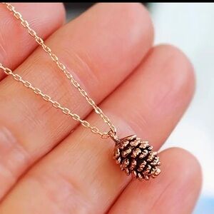 🔥10 for $100🔥 Vintage inspired pine cone pendant necklace minimalist